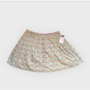 Free People Size 12  Ivory Comb Floral Skirt